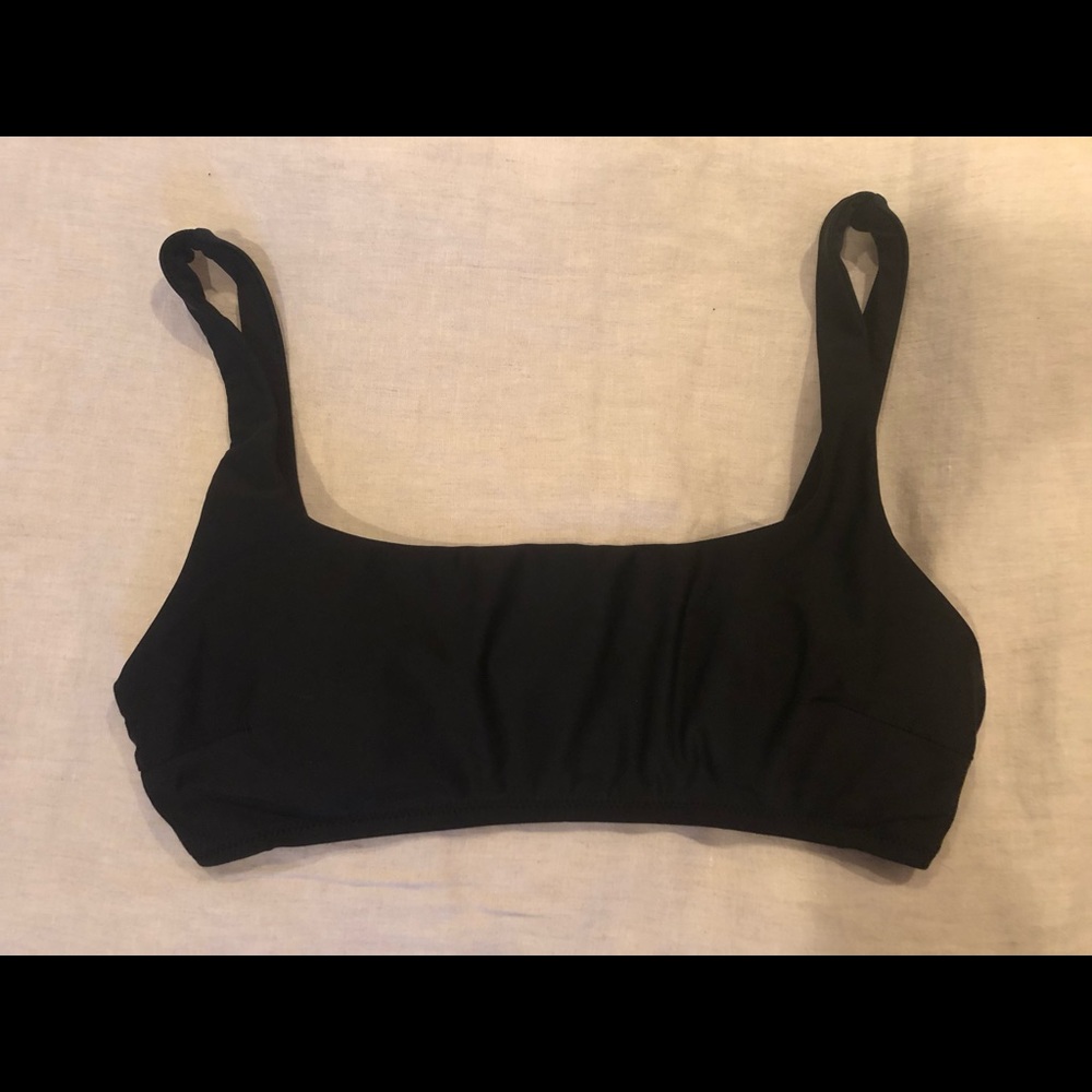 Scoop neck aerie bikini top